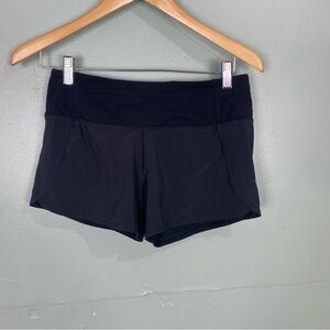 Lululemon Run Times Short Sz 4 Black‎ 4”